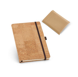 Caderno Grande com Capa em Cortiça 