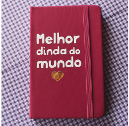 Caderno Batizado Melhor Dinda do Mundo