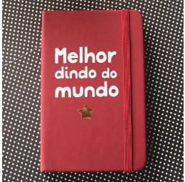 Caderno Batizado Melhor Dindo do Mundo