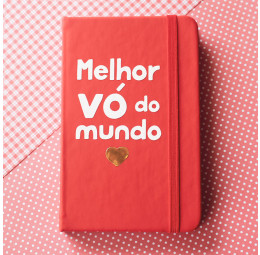 Caderno Batizado Melhor Vó do Mundo