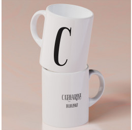 Caneca Letra - Adorno