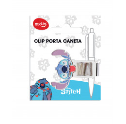 Clipe Porta Caneta Stitch 