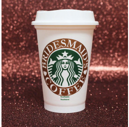 Copo Starbucks Bridesmaid's Coffee