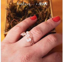 Anel Pedra do Amor - Lindices & Mari Peres - Iniciais