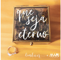 Anel Pedra do Amor - Lindices & Mari Peres - Eterno