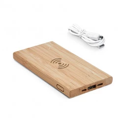 Bateria Portátil em Bambu