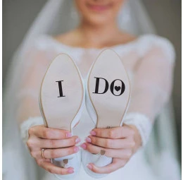 Adesivo Personalizado para Sola de Sapato - I Do