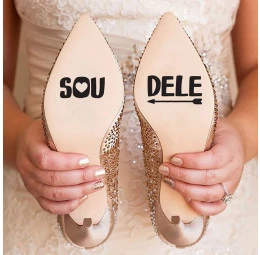 Adesivo Personalizado para Sola de Sapato - Sou Dele