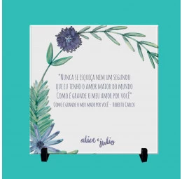 Azulejo Personalizado - Flores no Campo