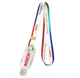 Bag de álcool em gel com cordão personalizado