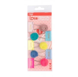 Binder Clip Pom Pom Molin 