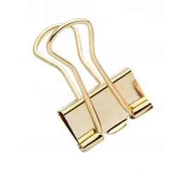 Binder Clips Color Plus Ouro 19mm