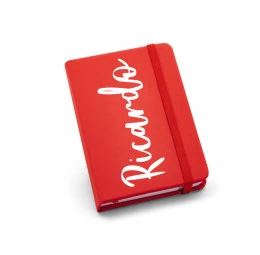 Caderno Personalizado com nome - Vermelho