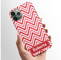 Capa para celular com nome - Chevron