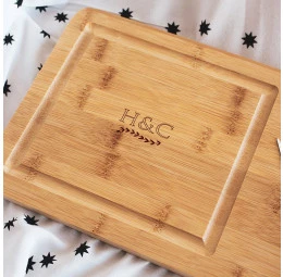 Conjunto para Queijo Retangular Personalizado - Família Elegance