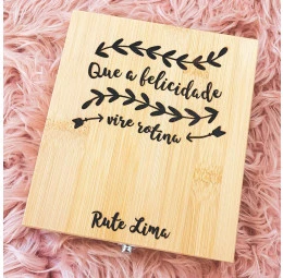 Conjunto para Vinhos Felicidade é Rotina