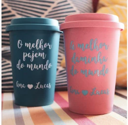 Copo com tampa para Dama de Honra