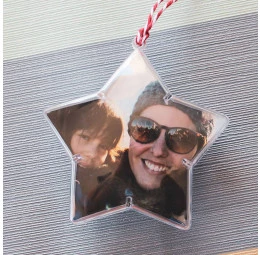 Estrela para Árvore de Natal com Foto