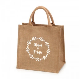 Bolsa Rústica Folhagens