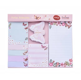 Kit de Bloco de Notas Adesivas e Anotações 