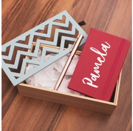 Kit para Presente em Caixa Chevron