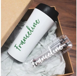 Kit Copo Neo e Conjunto em Acrílico com Caneta e Lapiseira
