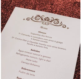 Menu Simples Arabesco