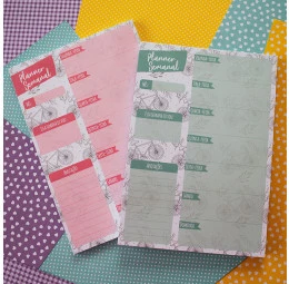 Bloco Planner Semanal - Pequeno