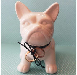 Porta Alianças Bulldog Francês
