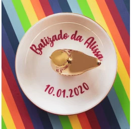 Prato Pássaro Batizado