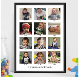 Quadro Primeiro Ano do Bebê