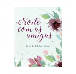 Rótulo para Vinho - Noite com as Amigas