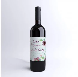 Vinho com Rótulo Personalizado - o Bebê Dormiu
