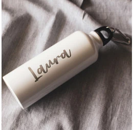 Garrafa em Alumínio com Personalização a Laser