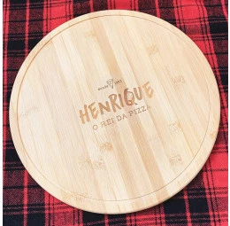 Tábua para Pizza Personalizada - O Rei da Pizza