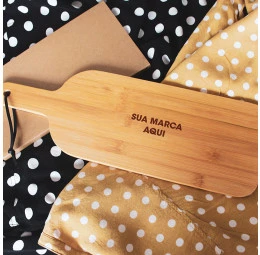 Tábua para Aperitivos Personalizada - Sua Marca Aqui