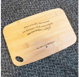 Tábua para Frios com frase personalizada