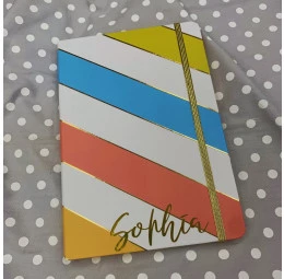 Caderno Listrado Personalizado