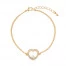Pulseira Swarovski Dourada